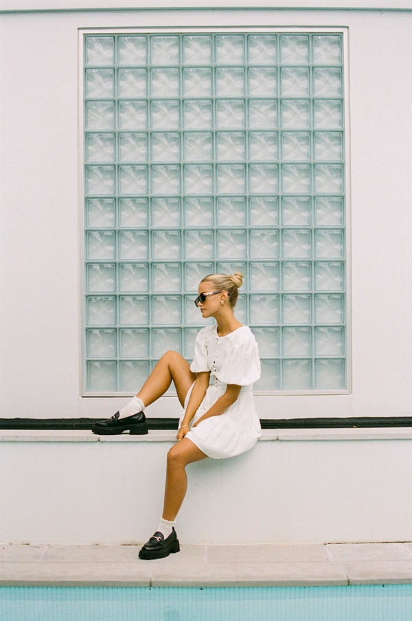 SAMPLE-Santana Dress - White