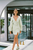 SAMPLE-Minna Button Dress - Green