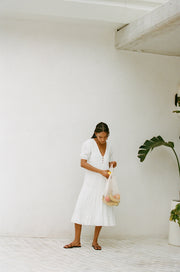 SAMPLE-Vittoria Dress - White