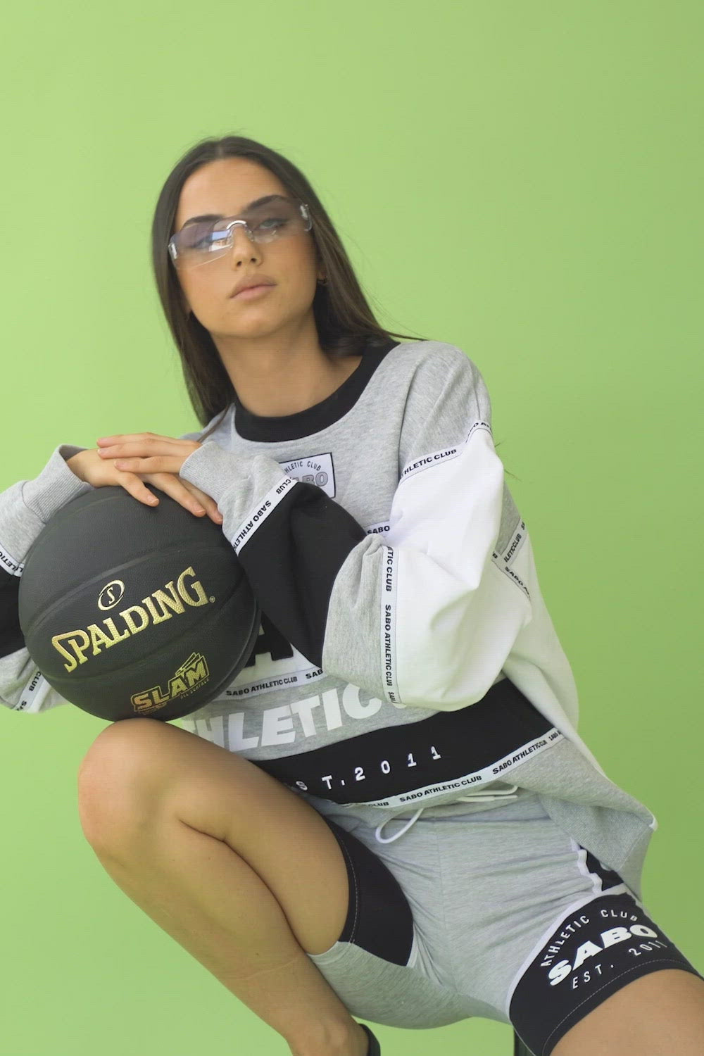 Roulet Vintage Oversized Sweater - Grey