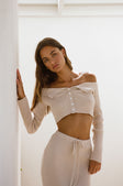 SAMPLE-Briana Midi Skirt - Nougat