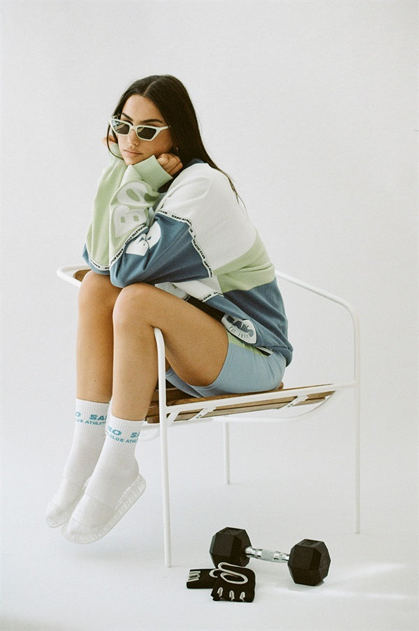 Imani Oversized Vintage Sweater - Green