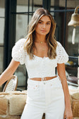 SAMPLE-Lucienne Eyelet Top