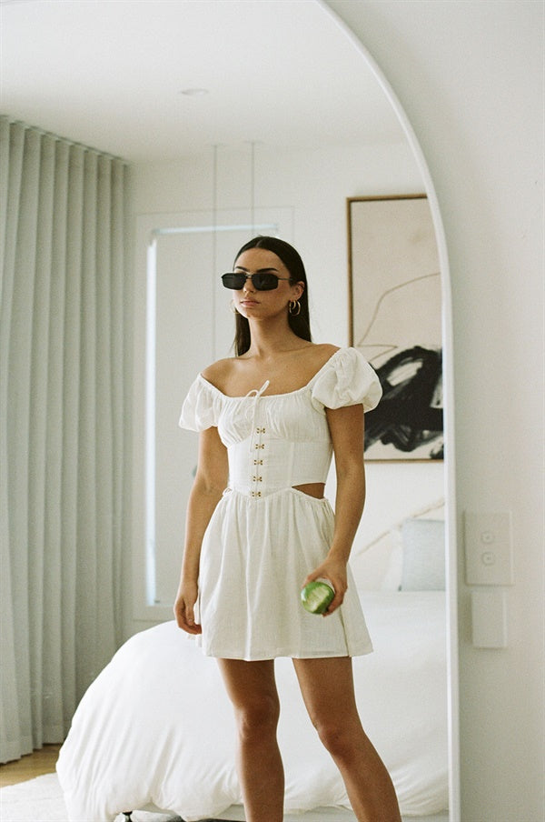 SAMPLE-Mase Dress - White