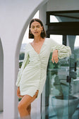 SAMPLE-Minna Button Dress - Green