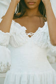 SAMPLE-Velette Shirred Dress