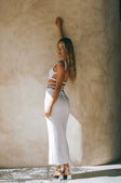 SAMPLE-London Knit Dress - Coconut