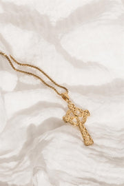 Radiant Cross Necklace