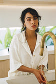 SAMPLE-Kase Top - White Knit